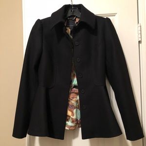 Ted Baker Wool Peplum Coat